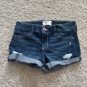 Abercrombie & Fitch Kid’s Distressed Blue Jean Shorts